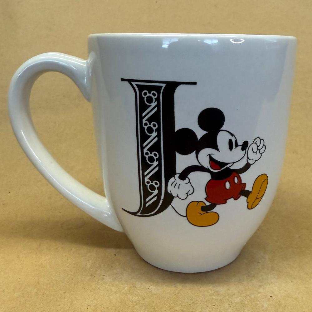 Disney Mickey Mouse Letter J Mug